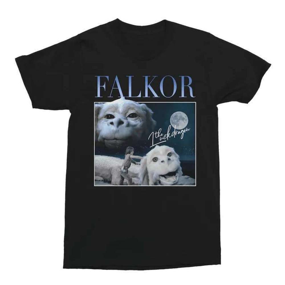Falkor Neverending Story Fantasy Movie Fan Graphic T-Shirt
